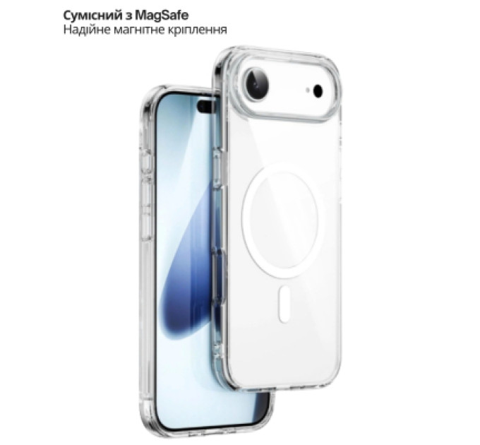 BeCover Чохол до мобільного телефона BeCover FIBRA Crystal MagSafe Apple iPhone 17 Air (715367)