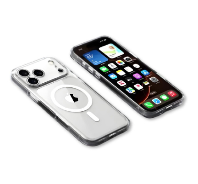 BeCover Чохол до мобільного телефона BeCover FIBRA Crystal MagSafe Apple iPhone 17 Pro Max (715370)