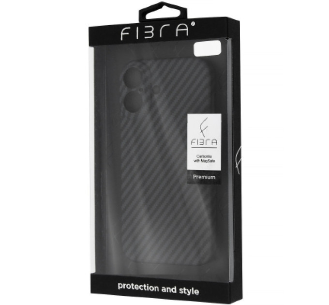 BeCover Чохол до мобільного телефона BeCover FIBRA Carbonite MagSafe Apple iPhone 17 Black (715406)