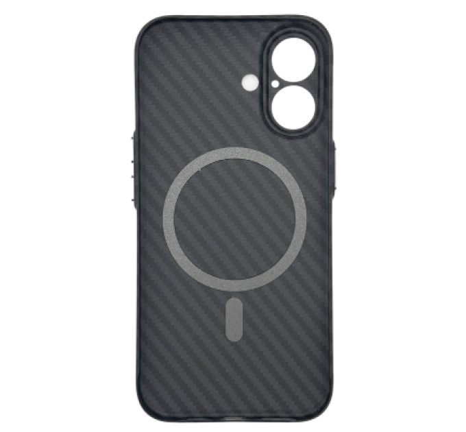 BeCover Чохол до мобільного телефона BeCover FIBRA Carbonite MagSafe Apple iPhone 17 Black (715406)