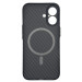BeCover Чохол до мобільного телефона BeCover FIBRA Carbonite MagSafe Apple iPhone 17 Black (715406)