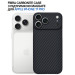 BeCover Чохол до мобільного телефона BeCover FIBRA Carbonite MagSafe Apple iPhone 17 Pro Black (715409)