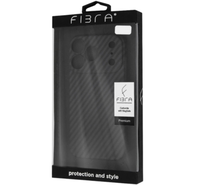 BeCover Чохол до мобільного телефона BeCover FIBRA Carbonite MagSafe Apple iPhone 17 Pro Black (715409)