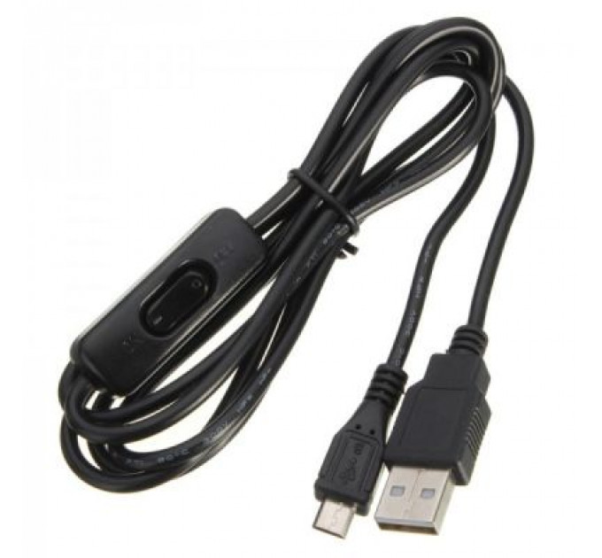 Додаткове обладнання до промислового ПК Raspberry Pi кабель USB Type C з вимикачем, 1.5м для Pi 4B (RA607)