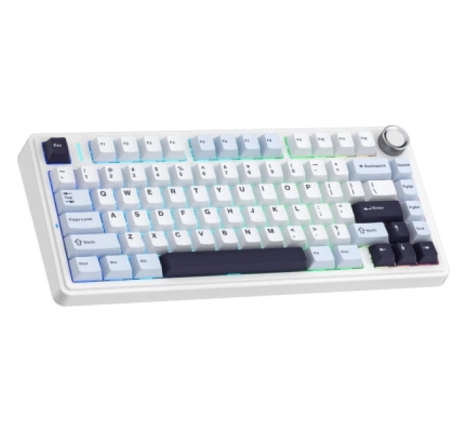 Aula Клавіатура Aula F75 Pink Switch USB UA White (6978080504883)