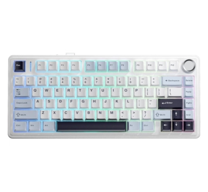 Aula Клавіатура Aula F75 Pink Switch USB UA White (6978080504883)