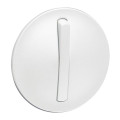 Legrand Furniture Лицьова панель slim вимикача 1-клавішного Legrand Celiane, білий