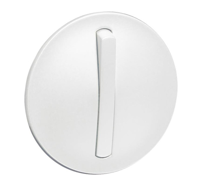Legrand Furniture Лицьова панель slim вимикача 1-клавішного Legrand Celiane, білий