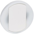 Legrand Furniture Лицьова панель 1-клавішного вимикача з кільцевою підсвіткою Legrand Celiane, білий