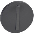 Legrand Furniture Лицьова панель slim вимикача 1-клавішного Legrand Celiane, графіт