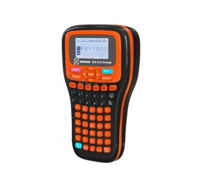 Принтер етикеток UKRMARK RM-910 Orange, сумісний з картриджами Brother TZe (900416)