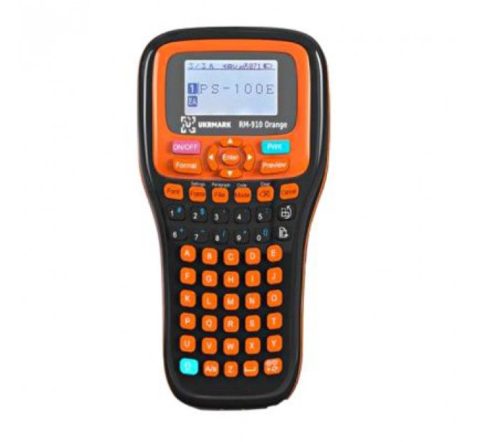 Принтер етикеток UKRMARK RM-910 Orange, сумісний з картриджами Brother TZe (900416)