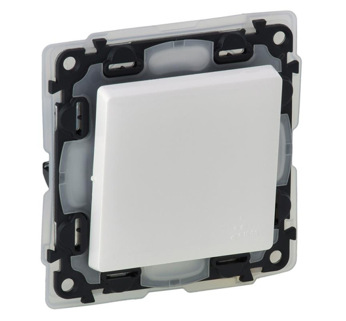 Legrand Furniture Перемикач Legrand Valena LIFE, 10АХ, 250V, автоматичні клеми, IP44, білий