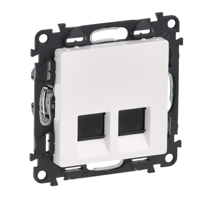 Legrand Furniture Розетка подвійна RJ45 кат. 5е UTP Legrand Valena LIFE, білий