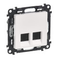 Legrand Furniture Розетка інформаційна 2ХRJ45 кат. 6 UTP Legrand Valena LIFE, білий