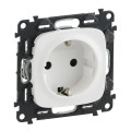 Legrand Furniture Розетка Schuko Legrand Valena ALLURE, 16А, 250V, автоматичні клеми, білий