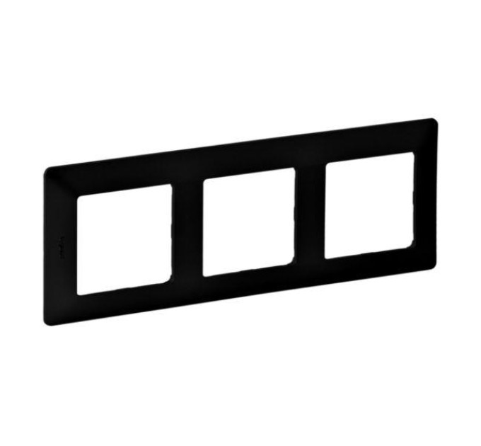 Legrand Furniture Рамка 3 пости Legrand Valena Life, матовий чорний