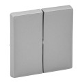 Legrand Furniture Клавіша 2-клавішного вимикача Legrand Valena LIFE, IN*MATIC, алюміній