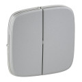 Legrand Furniture Клавіша 2-клавішного вимикача Legrand Valena ALLURE, IN*MATIC, алюміній
