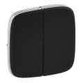 Legrand Furniture Клавіша 2-клавішного вимикача Legrand Valena ALLURE, IN*MATIC, антрацит
