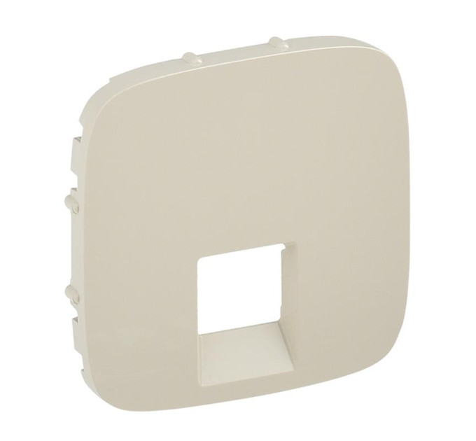 Legrand Furniture Лицьова панель подвійної розетки RJ11/RJ45 Legrand Valena ALLURE, IN*MATIC, слонова кістка