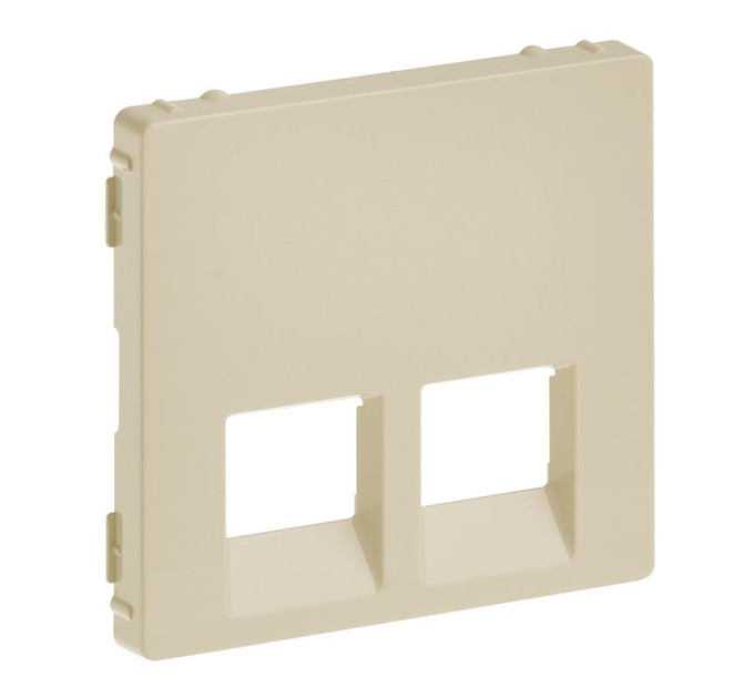 Legrand Furniture Лицьова панель подвійної розетки RJ11/RJ45 Legrand Valena LIFE, IN*MATIC, слонова кістка