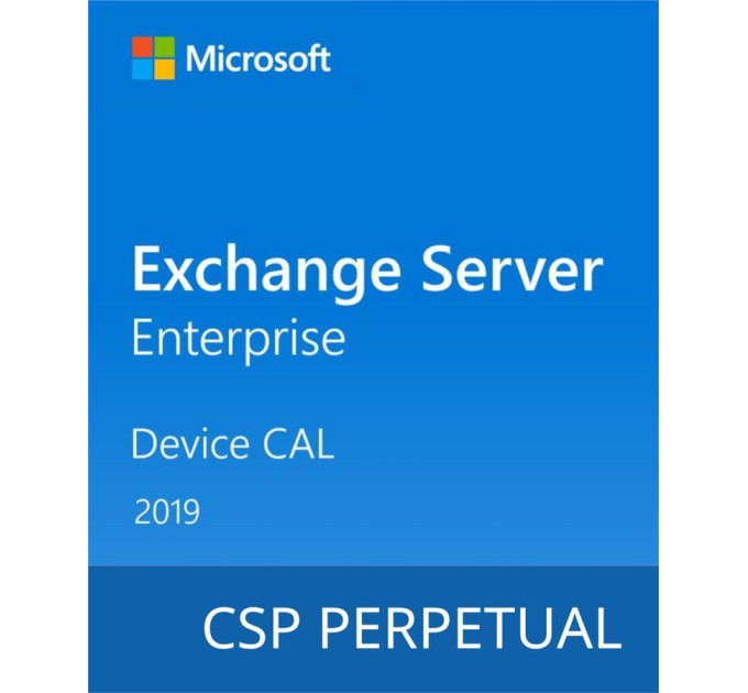 Microsoft CSP Perpetual Програмний продукт Microsoft Exchange Server Enterprise 2019 Device CAL