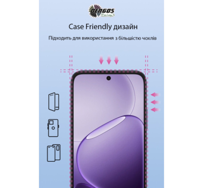 Dengos Скло захисне Dengos Full Glue OPPO A6x 4G / A6k 4G / A6 4G Black (TGFG-438)