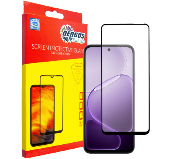 Dengos Скло захисне Dengos Full Glue OPPO A6x 4G / A6k 4G / A6 4G Black (TGFG-438)