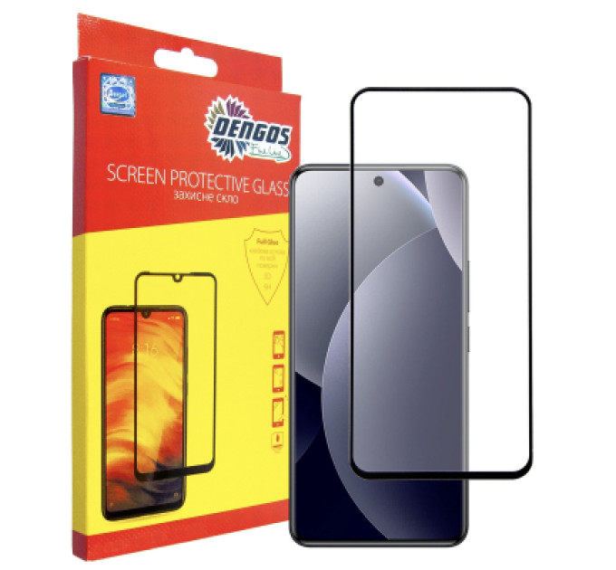 Dengos Скло захисне Dengos Full Glue Xiaomi Redmi Note 15 Pro 4G Black (TGFG-445)