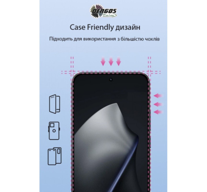 Dengos Скло захисне Dengos Super-D Full Glue Xiaomi 15T / 15T Pro Black (TGFG-SD-11)