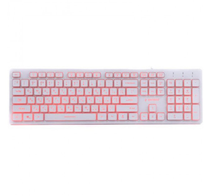 Gembird Клавіатура Gembird KB-UML3-01-W-UA USB White (KB-UML3-01-W-UA)