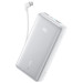 Anker Батарея універсальна Anker 10000mAh 22.5W Built-In USB-C Cable White (A110DH21)