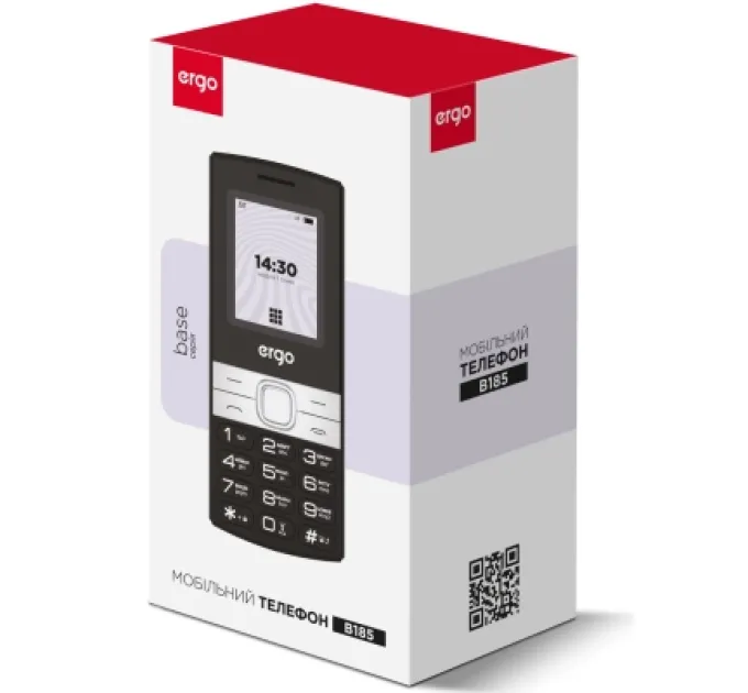 Ergo Мобільний телефон Ergo B185 Red