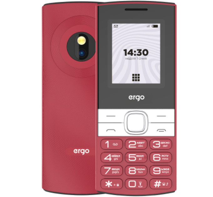 Ergo Мобільний телефон Ergo B185 Red