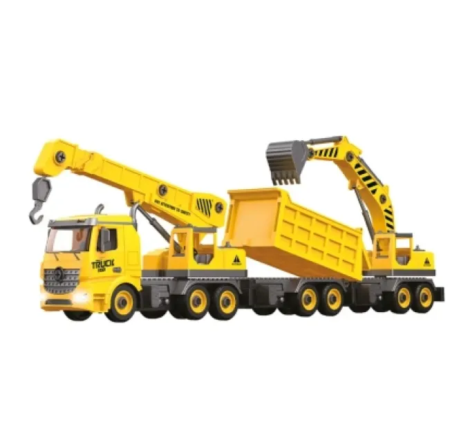 Otamanko Конструктор Otamanko Автоконструктор 3-в-1 Будівельна служба Кран (FY003A (yellow))