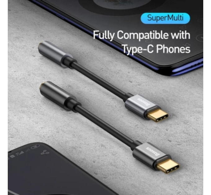 Baseus Перехідник USB-C M to 3.5mm F Baseus (CATL54-0G)
