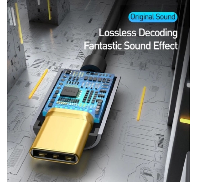Baseus Перехідник USB-C M to 3.5mm F Baseus (CATL54-0G)