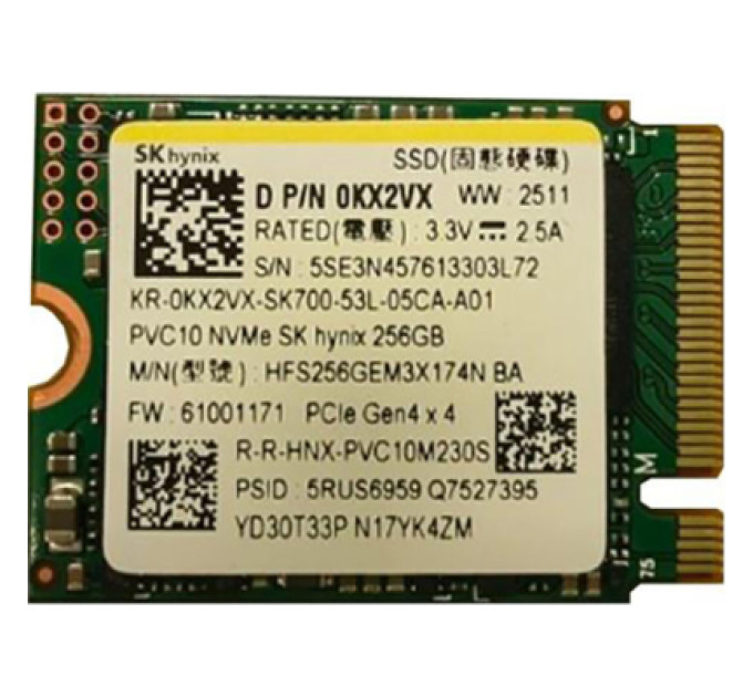 Hynix Накопичувач SSD M.2 2230 256GB Hynix (HFS256GEM3X174N)