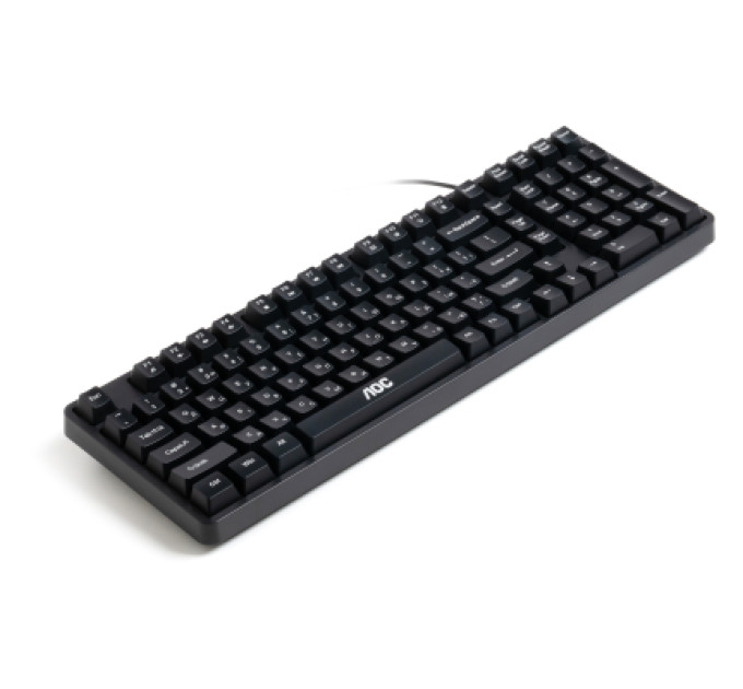 AOC Клавіатура AOC GK116B LED USB UA Black (GK116B/97)