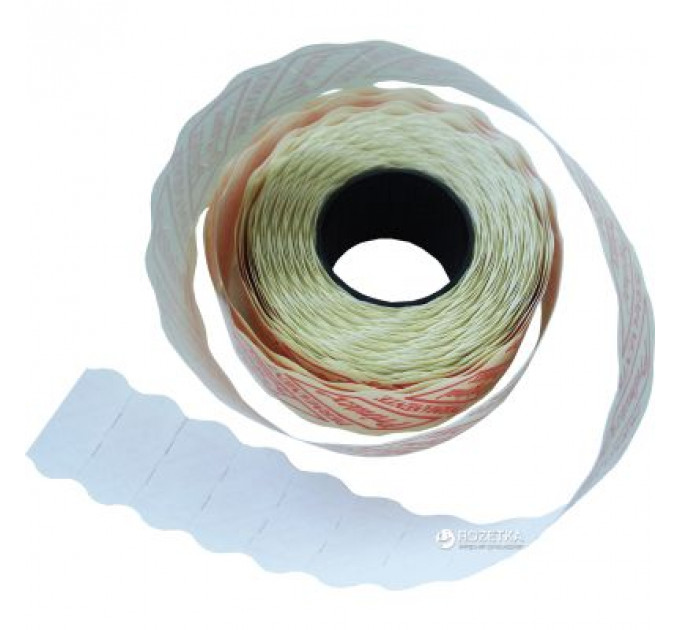 Етикет-стрічка Printex 26х12/1000 біла фігурна (5860)
