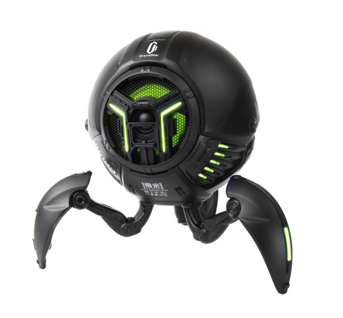 GravaStar Акустична система GravaStar Mars Pro Zinc Alloy body Bluetooth Black (GRAVASTARG1PRO_BLK)