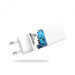 SkyDolphin Зарядний пристрій SkyDolphin SC36 (1USB, 2.4A) White (MZP-000080)