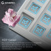 GamePro Клавіатура бездротова GamePro Asgard Valhalla QLAB Sakura Switch White With Display (MK160-W-D-QS-PRO)