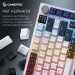GamePro Клавіатура бездротова GamePro Asgard Valhalla QLAB Sakura Switch White With Display (MK160-W-D-QS-PRO)