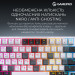 GamePro Клавіатура бездротова GamePro Asgard Valhalla QLAB Sakura Switch White With Display (MK160-W-D-QS-PRO)