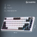 GamePro Клавіатура бездротова GamePro Asgard Valhalla QLAB Sakura Switch White With Display (MK160-W-D-QS-PRO)