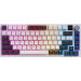 GamePro Клавіатура бездротова GamePro Asgard Valhalla QLAB Sakura Switch White With Display (MK160-W-D-QS-PRO)