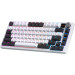 GamePro Клавіатура бездротова GamePro Asgard Valhalla QLAB Sakura Switch White With Display (MK160-W-D-QS-PRO)