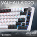 GamePro Клавіатура бездротова GamePro Asgard Valhalla QLAB Sakura Switch White With Display (MK160-W-D-QS-PRO)